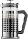 Bialetti Trendy French Press Coffee Maker Silver 1lt 0003270/CF