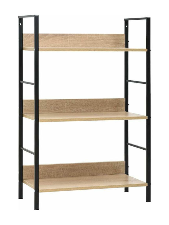 Bibliothek Black / Oak 60x27.6x90.5cm