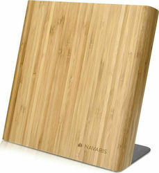 Navaris Magnetic Knives Stand Wooden