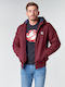 Element Dulcey Herren Jacke Bomber Burgundisch