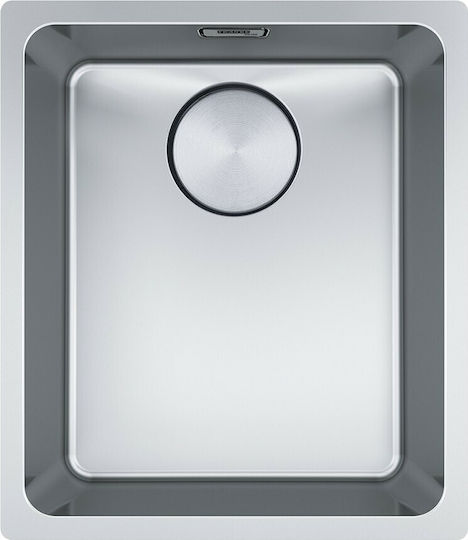 Franke Mythos MYX 110-34 3012500602 Undermount Sink Inox Satin W38xD44cm Silver