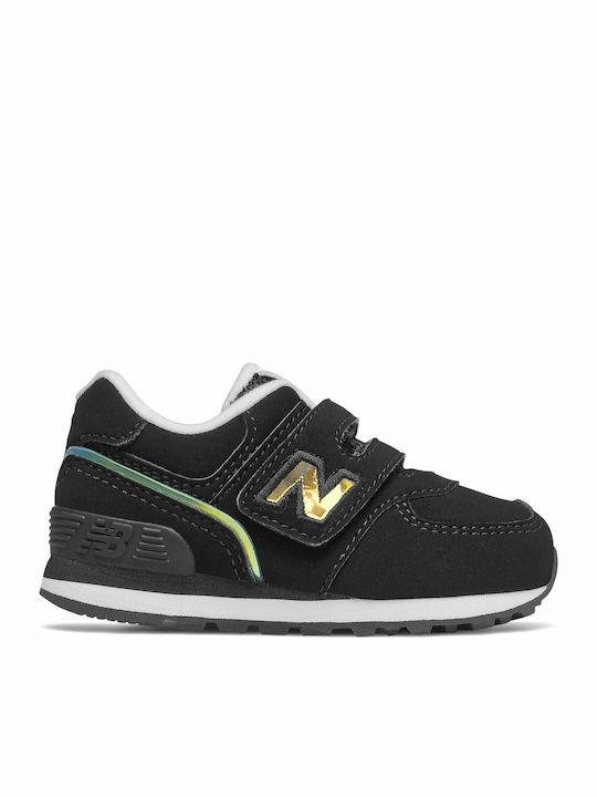 Kinder Sneakers mit Klettverschluss Schwarz