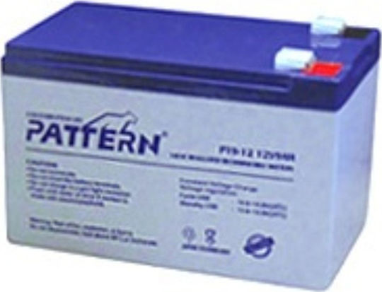 Pattern Battery PT9.0-12 Μπαταρία UPS με Χωρητικότητα 9Ah και Τάση 12V 1τμχ