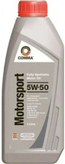 Comma Oil Motorsport Λάδι Αυτοκινήτου 5W-50 1lt