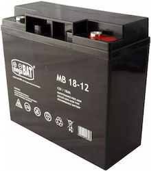 Megabat MB 18-12 Μπαταρία UPS 12V 18Ah