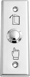 Secukey Complete Wall Push Exit Button with Frame Silver SCK-CBUTTON1