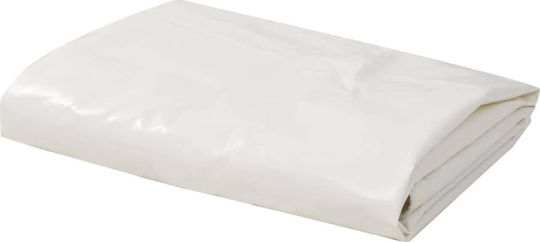 vidaXL Waterproof Tarpaulin 650gr/m² 4x6m. Heavy Duty White