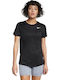 Nike Legend Damen Sport T-Shirt Dri-Fit Schwarz