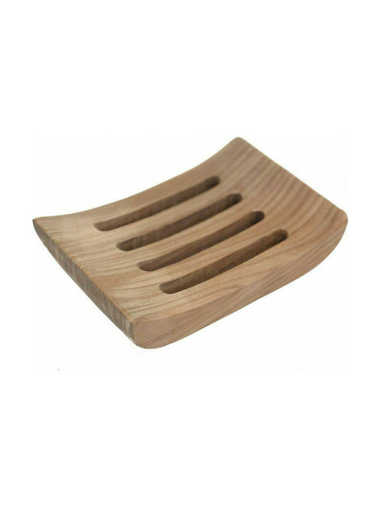 Soulworks Wooden Soap Dish Countertop Beige