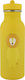 Trixie Kids Water Bottle Stainless Steel with Screw Cap Non Spill Yellow 500ml