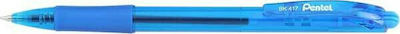 Pentel Στυλό Kugelschreiber 0.7mm mit Blau Tinte 1Stück Retractable Himmelblau