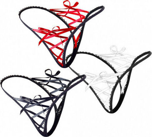 Mandy Mystery Laced Women's Thong Set Multicolour