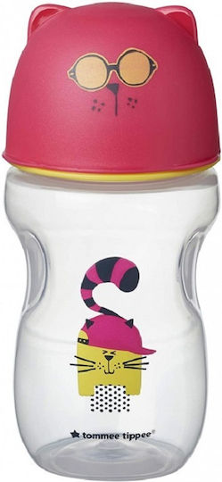 Tommee Tippee Educational Sippy Cup Plastic Pink for 18m+m+ 300ml