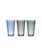 Click Set Gläser Wasser aus Glas 430ml 6Stück