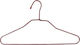 Metallic Clothes Hanger Red 10pcs