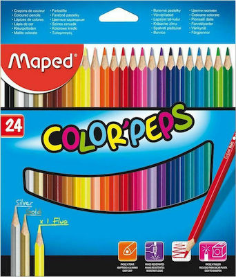 Maped Color'Peps Σετ Ξυλομπογιές 24τμχ