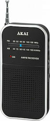 Akai APR-350 Radio de buzunar Cu baterie Negru
