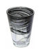 Espiel Atlas Alabaster Glass Water made of Glass in Black Color 180ml 1pcs