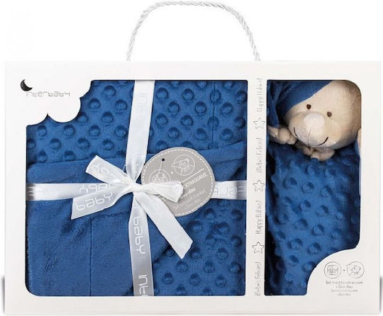 Interbaby Wickeltuch für Kinderzimmer Bear mit Tier 80x110cm