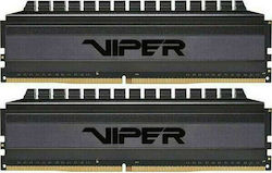 Patriot Viper 4 Blackout 64GB DDR4 RAM with 2 Modules (2x32GB) and 3200 Speed for Desktop