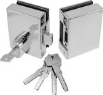 Abus Lock Glass Door Left with Double Locking