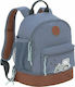 Laessig Adventure Tractor School Backpack Kindergarten With Water Bottle Holder Blue 24 x 16 x 27cm
