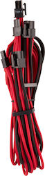 Corsair Premium Individually Sleeved PCIe Cables (Dual Connector) Type 4 Gen 4 Κόκκινο (CP-8920254)