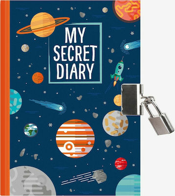 Legami Milano My Secret Diary Caiet cu pagini albe și lacăt