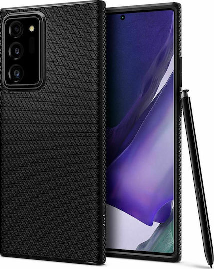 Spigen Liquid Air Back Cover Σιλικόνης Μαύρο (Galaxy Note 20 Ultra)