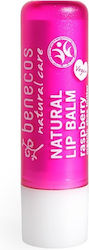 Benecos Natural Lip Balsam Zmeură 4.5gr