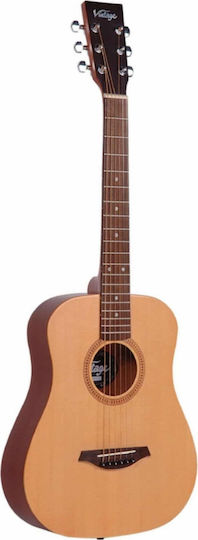 Vintage Acoustic Guitar VTG-100N Traveler Natural
