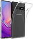Back Cover Silicon 1mm Transparent (Galaxy S10+)