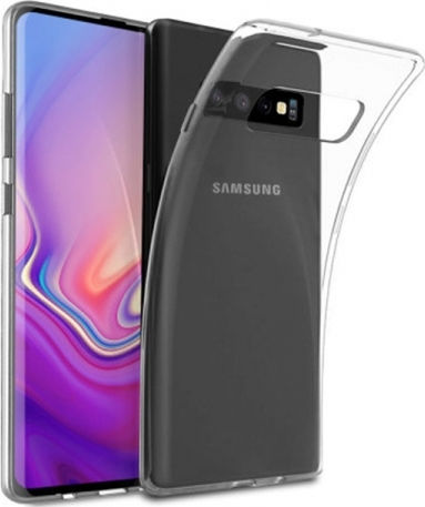 Back Cover Silicon 1mm Transparent (Galaxy S10+)
