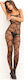 Rene Rofe 7010 Sexy Bodystockings Gittermuster Schwarz