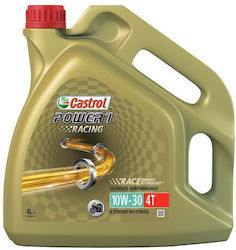 Castrol Power 1 4T Racing Λάδι Μοτοσυκλέτας για Τετράχρονους Κινητήρες 10W-30 4lt