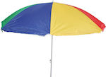 Muhler U5038 Foldable Beach Umbrella Diameter 1.6m Multicolor BU-150