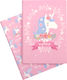 A Little Lovely Company Set 2 Notebooks A5 Ruled Pink