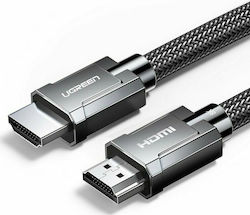 Ugreen HDMI 2.1 Braided Cable HDMI male - HDMI male 1m Μαύρο