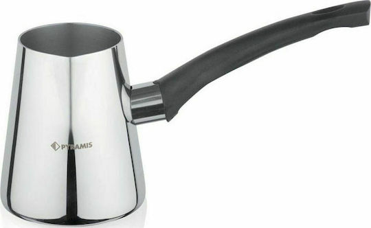 Pyramis Coffee Pot made of Stainless Steel Superior No3 in Silver Color