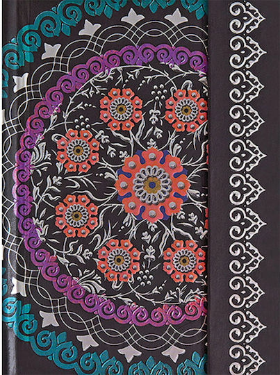 Susaeta Indostan 1 Notebook 144 Sheets Ruled with Hard Cover Magnetic Clasp and Multicolour Rubber Band
