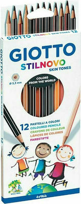 Giotto Stilnovo Skin Tones Farbstift-Set 12Stück