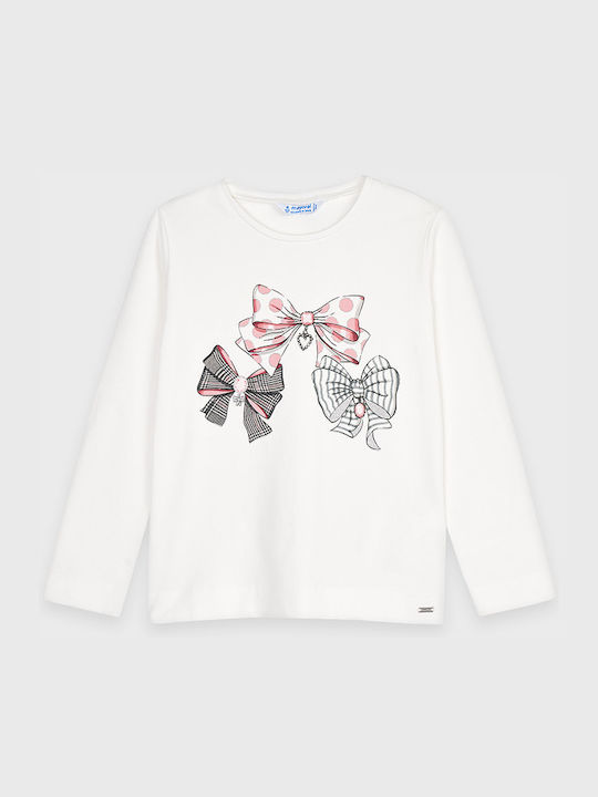 Mayoral Kids Blouse Long Sleeve White