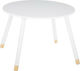 Kids Table Made of Wood White 127152B Atmosphera