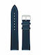 Tzevelion ART 660 Curea din piele Albastru 20mm