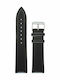 Tzevelion ART 660 Curea din piele Negru 18mm