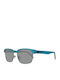 Gant Men's Sunglasses with Turquoise Plastic Frame and Gray Lens