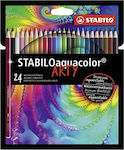 Stabilo Aquacolor Arty Seturi de creioane colorate acuarela 24buc 1624/1-20