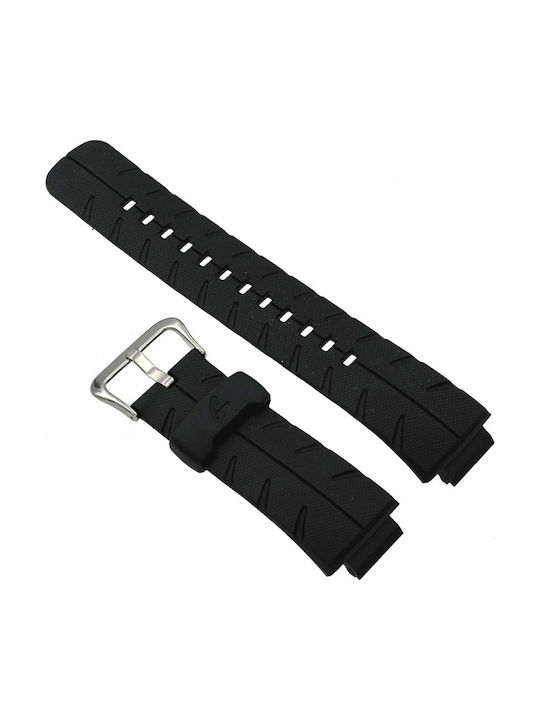 Casio Rubber Strap Black 16mm