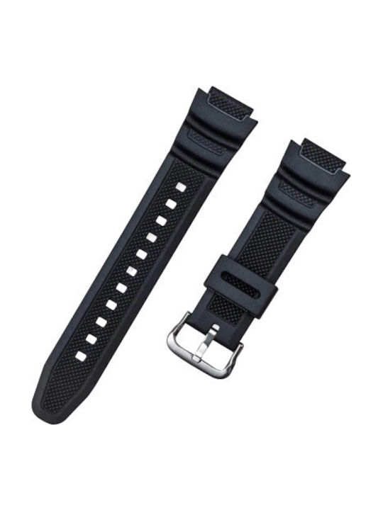 Casio Rubber Strap Black 18mm