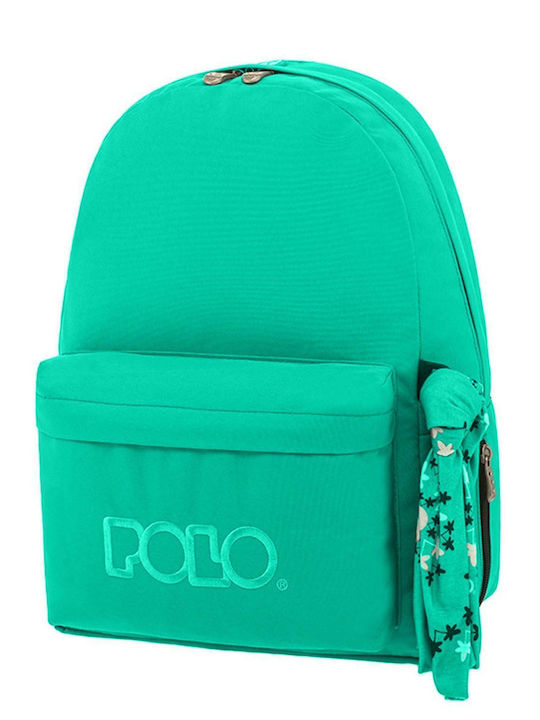 Polo Original 600D School Bag Backpack Junior High-High School in Green color 23lt 2022